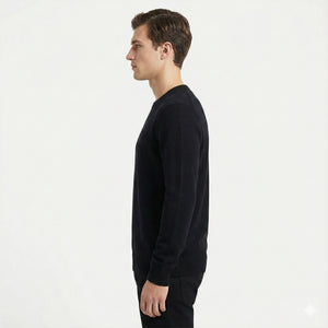 Ds Damat Regular Fit Plain Knitted Wool Knitwear Sweater