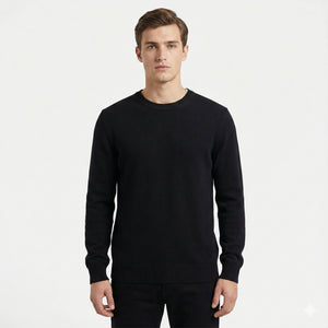 Ds Damat Regular Fit Plain Knitted Wool Knitwear Sweater