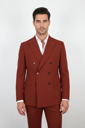TWN Slim Fit Double Breasted Suit | 3EF05YS15588M