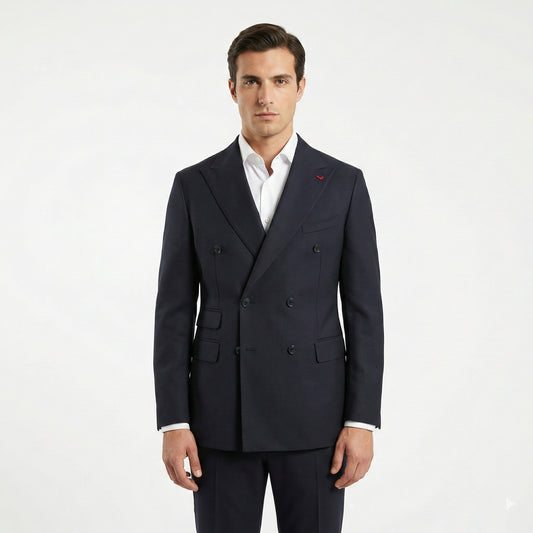 D’S DAMAT Men’s Regular Fit Suit – Premium Wool Blend -5HF05TL01588M