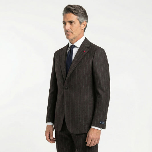 D’S DAMAT Men’s Regular Fit Suit – Premium Polyester-Viscose-Stretch Blend -5HF05KV32588M