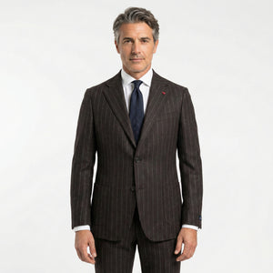 D’S DAMAT Men’s Regular Fit Suit – Premium Polyester-Viscose-Stretch Blend -5HF05KV32588M