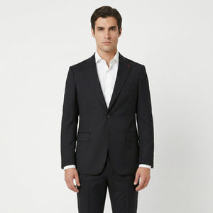 D’S DAMAT Men’s Regular Fit Suit – Wool Blend, Two-Button, Notch Lapel -5HF05KV04510M