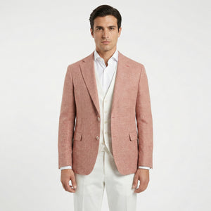 D’S DAMAT Men’s Slim Fit 3-Piece Suit – Textured Stretch Blend - 4HFY5KMBN009M