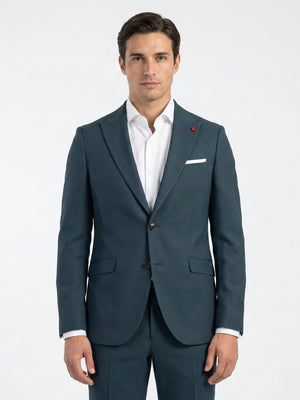 D'S Damat Slim Fit Stretch Blend Suit Premium Tailored Formal Men's Suit - 4EF05KV28509M