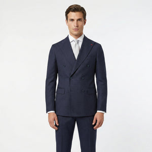 D’S DAMAT Men’s Regular Fit Double-Breasted 2-Piece Suit -2HF05YS08511M