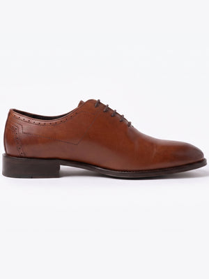 D'S Damat Men's Genuine Leather Plain Toe Oxford Dress Shoes