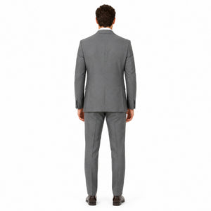 TWN Men's Slim Fit Suit with Vest Stretch Blend Formal Suit
