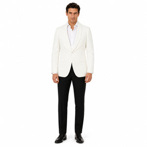 TWN Men's Slim Fit Viscose Blend Tuxedo Suit