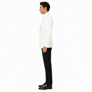 TWN Men's Slim Fit Viscose Blend Tuxedo Suit
