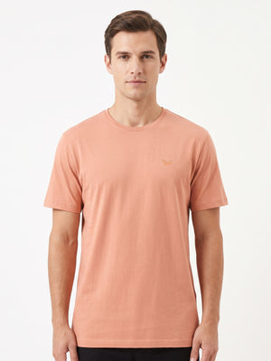 D'S Damat Regular Fit Plain Cotton Knitted T-Shirt for Men