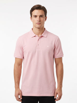 D'S Damat Men's Regular Fit Piqué 100% Cotton Polo Shirt