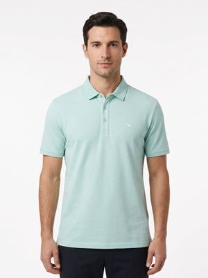 D'S Damat Men's Regular Fit Piqué 100% Cotton Polo Shirt
