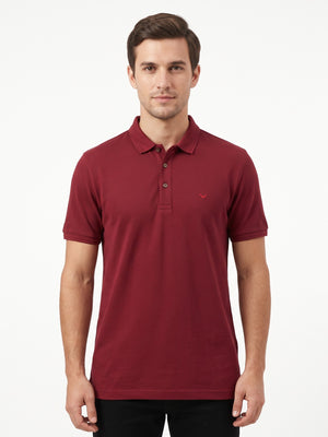 D'S Damat Men's Regular Fit Piqué 100% Cotton Polo Shirt