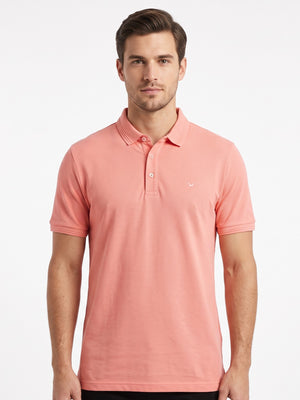 D'S Damat Men's Regular Fit Piqué 100% Cotton Polo Shirt