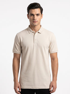 D'S Damat Men's Regular Fit Piqué 100% Cotton Polo Shirt