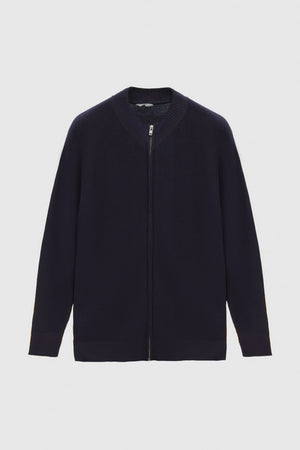 TWN Men's Slim Fit Viscose Blend Plain Knit Cardigan