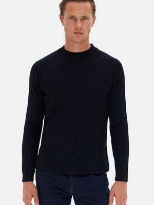 TWN Men's Slim Fit Wool Blend Everyday Sweater