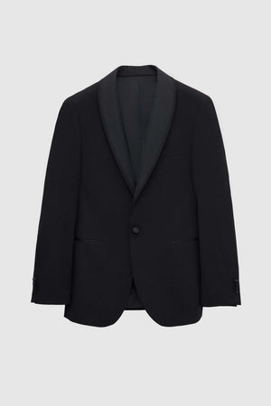 TWN Men's Slim Fit Tuxedo Suit with Polyester Viscose Blend