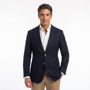 D'S Damat Men's Slim Fit Wool Blend Suit Jacket