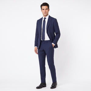 D'S Damat Men's Slim Fit Stretch Suit Polyester Viscose Blend