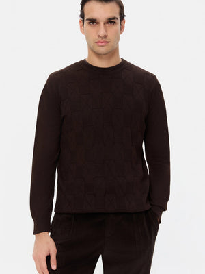 D'S Damat Men's Regular Fit Wool Blend Everyday Sweater
