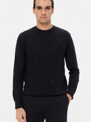 D'S Damat Men's Regular Fit Wool Blend Everyday Sweater