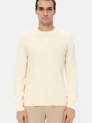 D'S Damat Men's Regular Fit Wool Blend Everyday Sweater