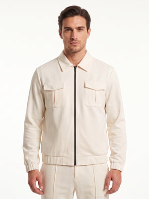 D'S Damat Men's Regular Fit Modal Blend Tracksuit Top
