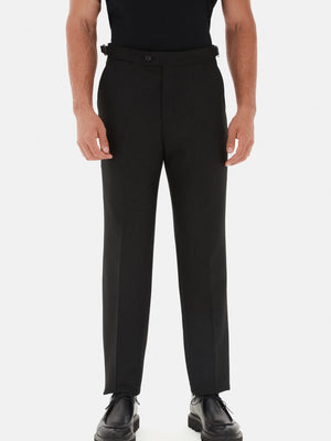 D'S Damat Men's Regular Fit Gabardine Formal Trousers