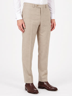 D'S Damat Men's Regular Fit Plaid Polyester Viscose Formal Trousers