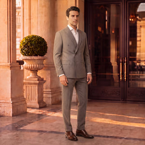 D'S Damat Slim Fit Stretch Blend Suit Premium Polyester Viscose Men's Suit 3HF05JB13577Y-301