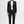 D'S Damat Slim Fit Navy Blue Dobby Stretch Blend Suit Premium Men's Formal Suit - 3HF05KV01511M