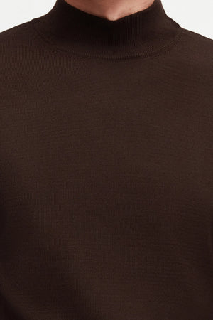 D'S Damat Men's Regular Fit Wool Blend Half Turtleneck Sweater