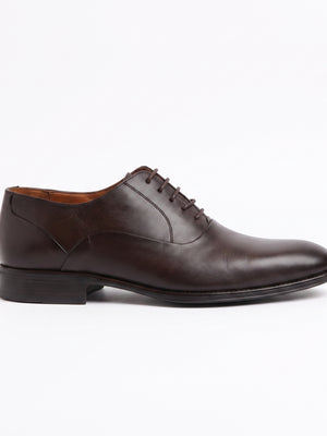D'S Damat Men's Genuine Leather Plain Toe Oxford Dress Shoes