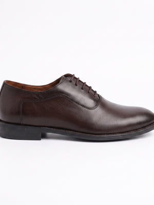 D'S Damat Men's Plain Toe Genuine Leather Oxford Shoes