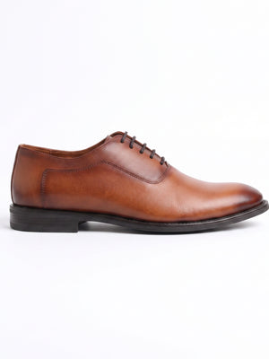 D'S Damat Men's Plain Toe Genuine Leather Oxford Shoes