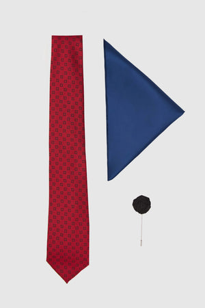 D'S Damat TIE HANKIE BROOCH - 3HF151620KMIM