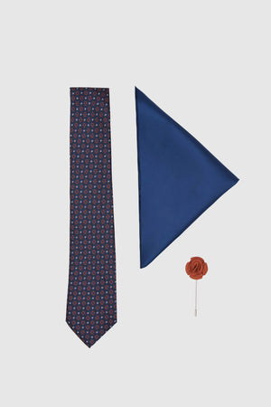 D'S Damat TIE HANKIE BROOCH - 3HF151620KMIM