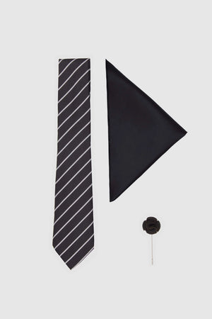 D'S Damat TIE HANKIE BROOCH - 3HF151620KMIM