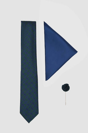 D'S Damat TIE HANKIE BROOCH - 3HF151620KMIM