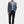 Ds Damat Slim Fit Navy Blue Plain Linen Blend Fabric Jacket