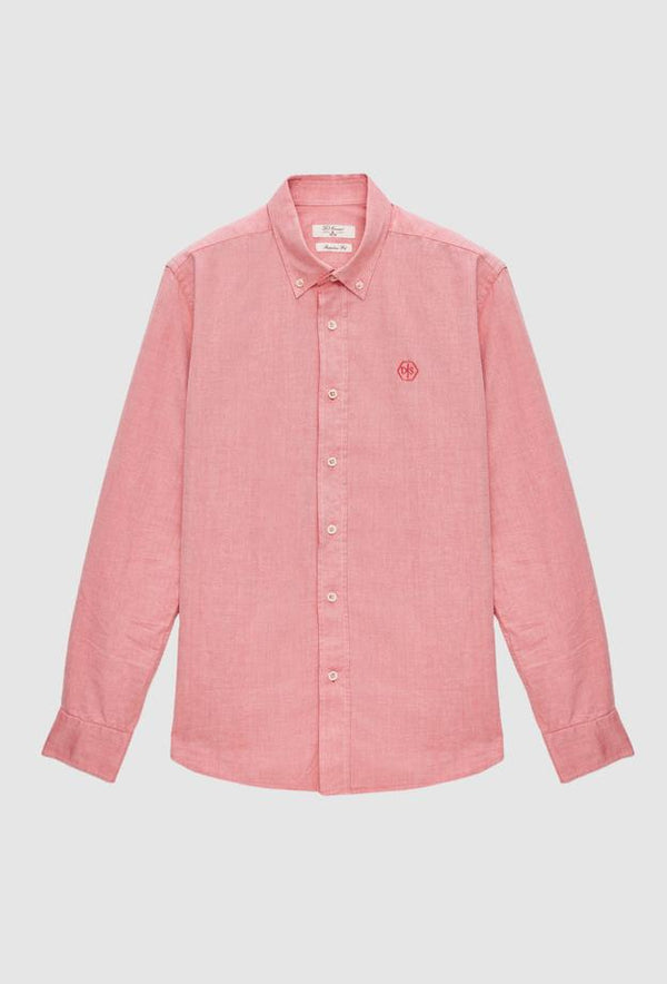 Ds Damat Regular Fit Red Shirt-D'S DAMAT ONLINE