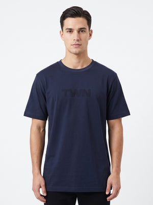 TWN Men's Relaxed Fit Printed 100% Cotton Casual T-Shirt