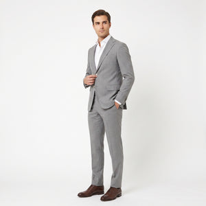 TWN Men's Slim Fit Polyester Viscose Suit