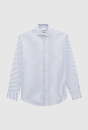 D'S Damat Comfort Fit Cotton Striped Shirt Casual Men's Shirt