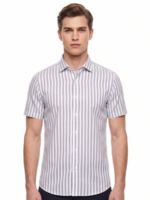 D'S Damat Men's Slim Fit Cotton Blend Casual Shirt