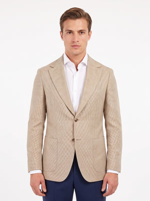 D'S Damat Men's Regular Fit Polyester Viscose Blend Suit Jacket