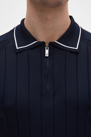 D'S Damat Men's Regular Fit Knit Polo Shirt with RPT DRY Technology