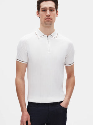 D'S Damat Men's Regular Fit Knit Polo Shirt with RPT DRY Technology